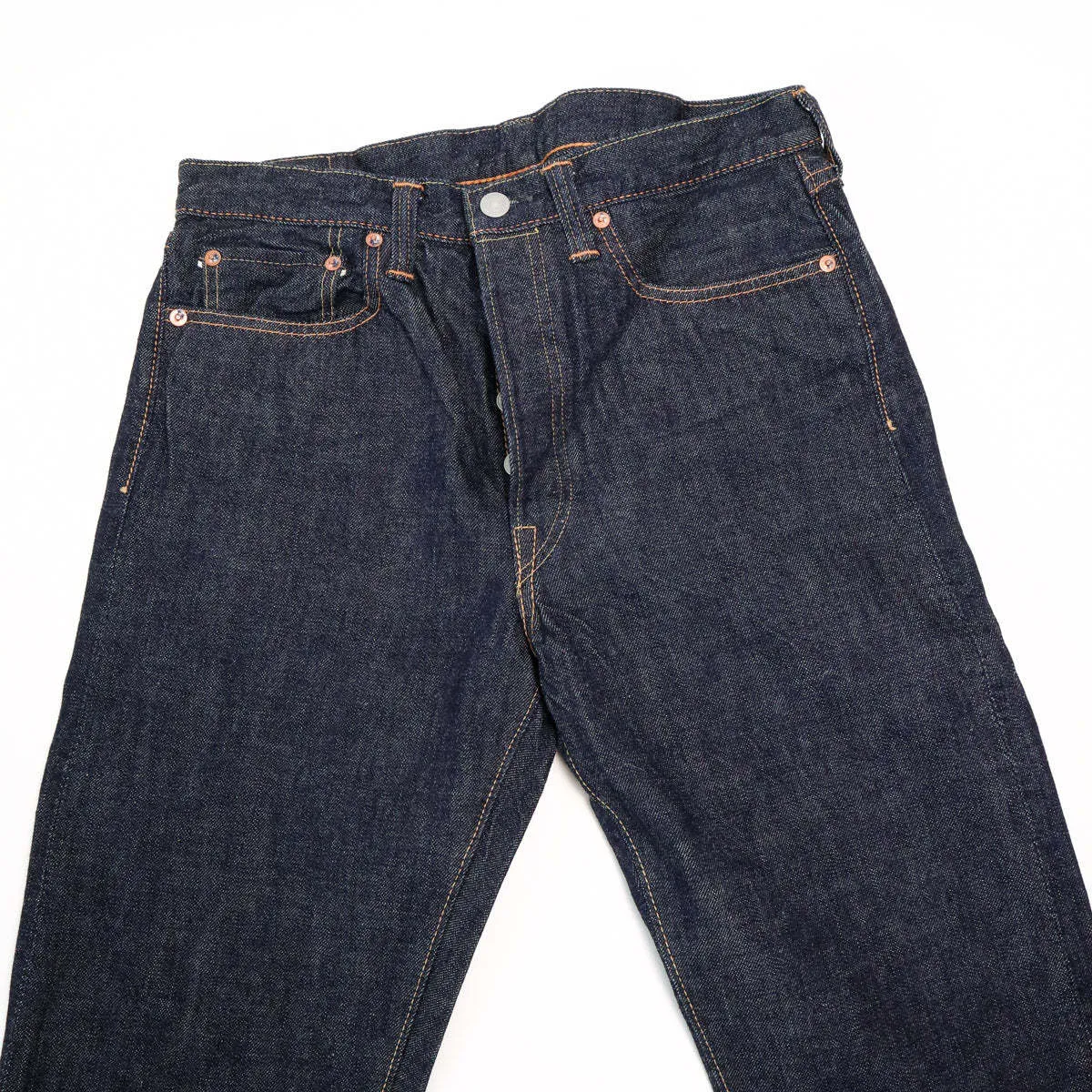 1108W Slim Straight One Wash Jeans - Indigo Blue