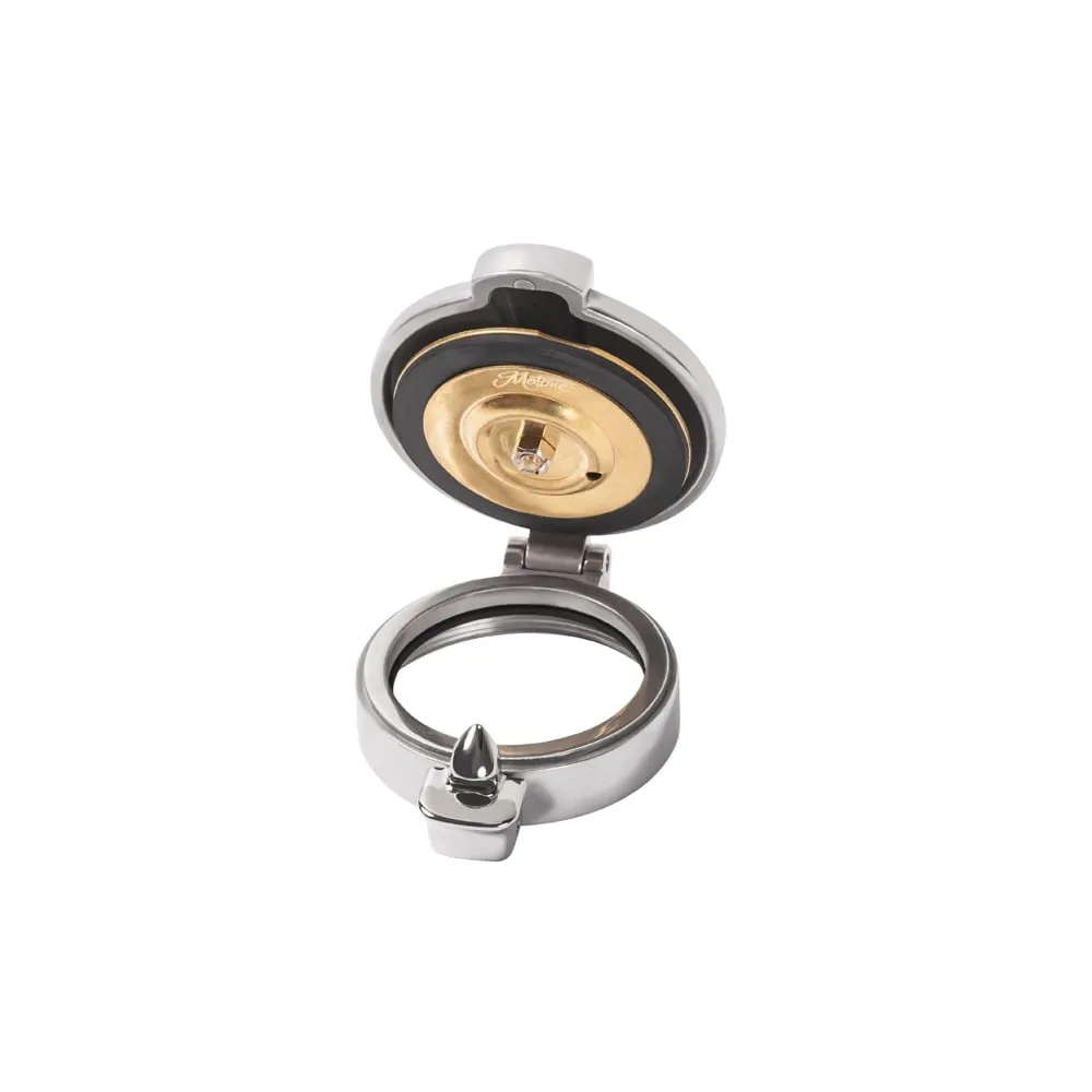 2 Alloy Monza flip-up fuel cap