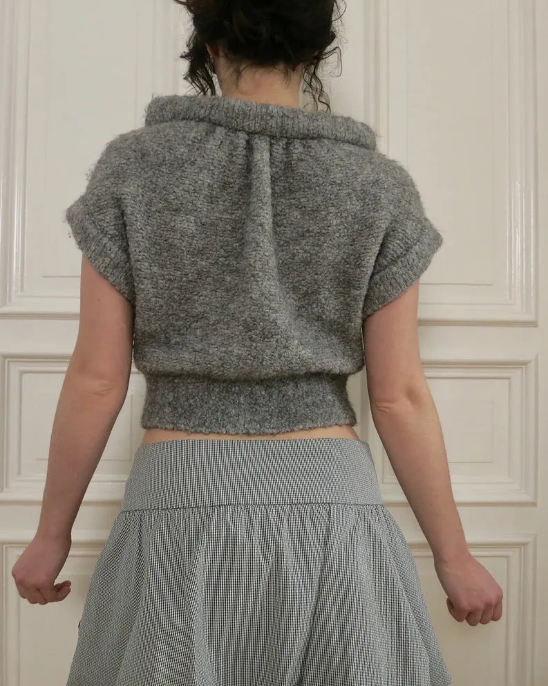       Alberta Ferretti fleece t-shirt    