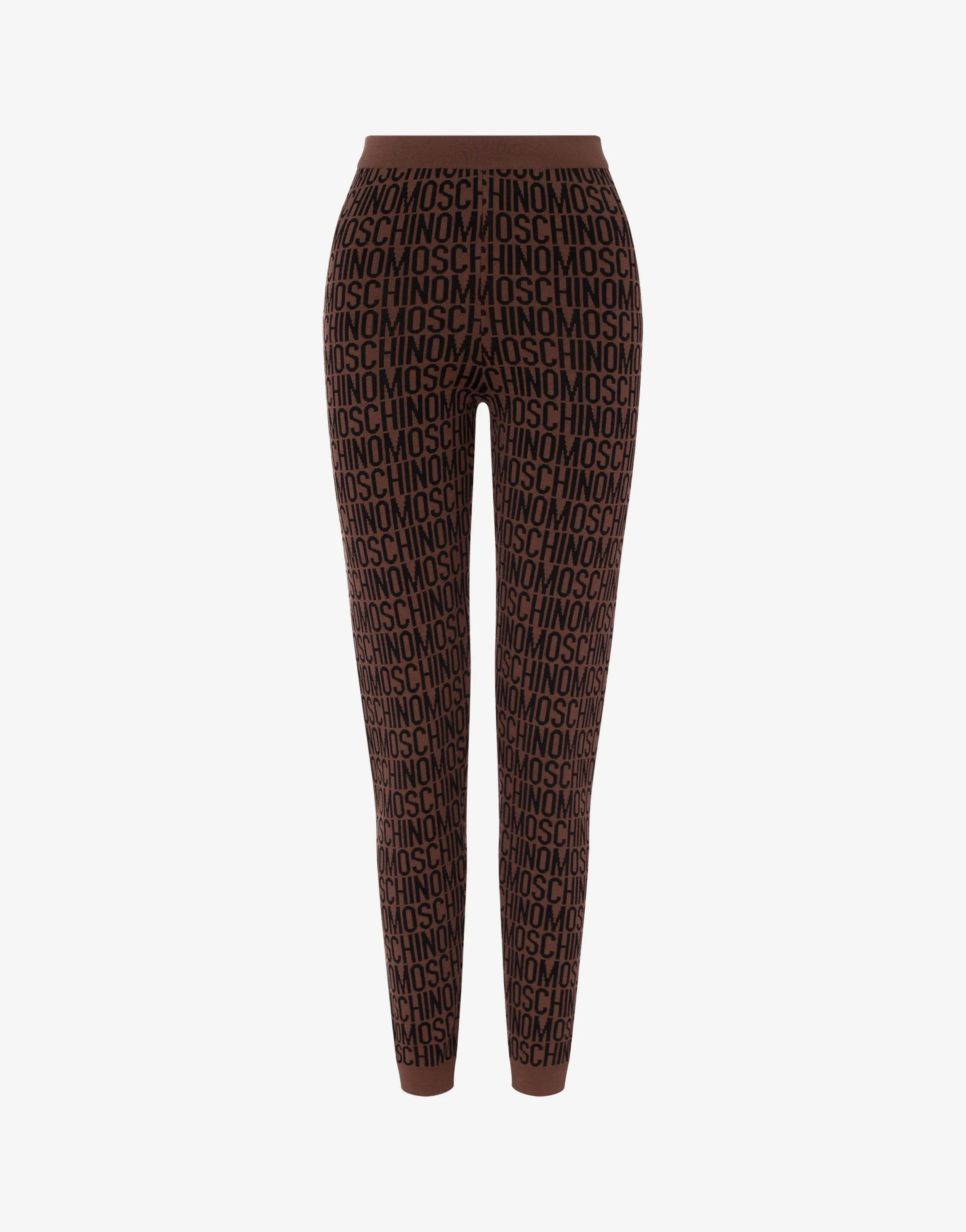 All-Over Logo wool leggings
