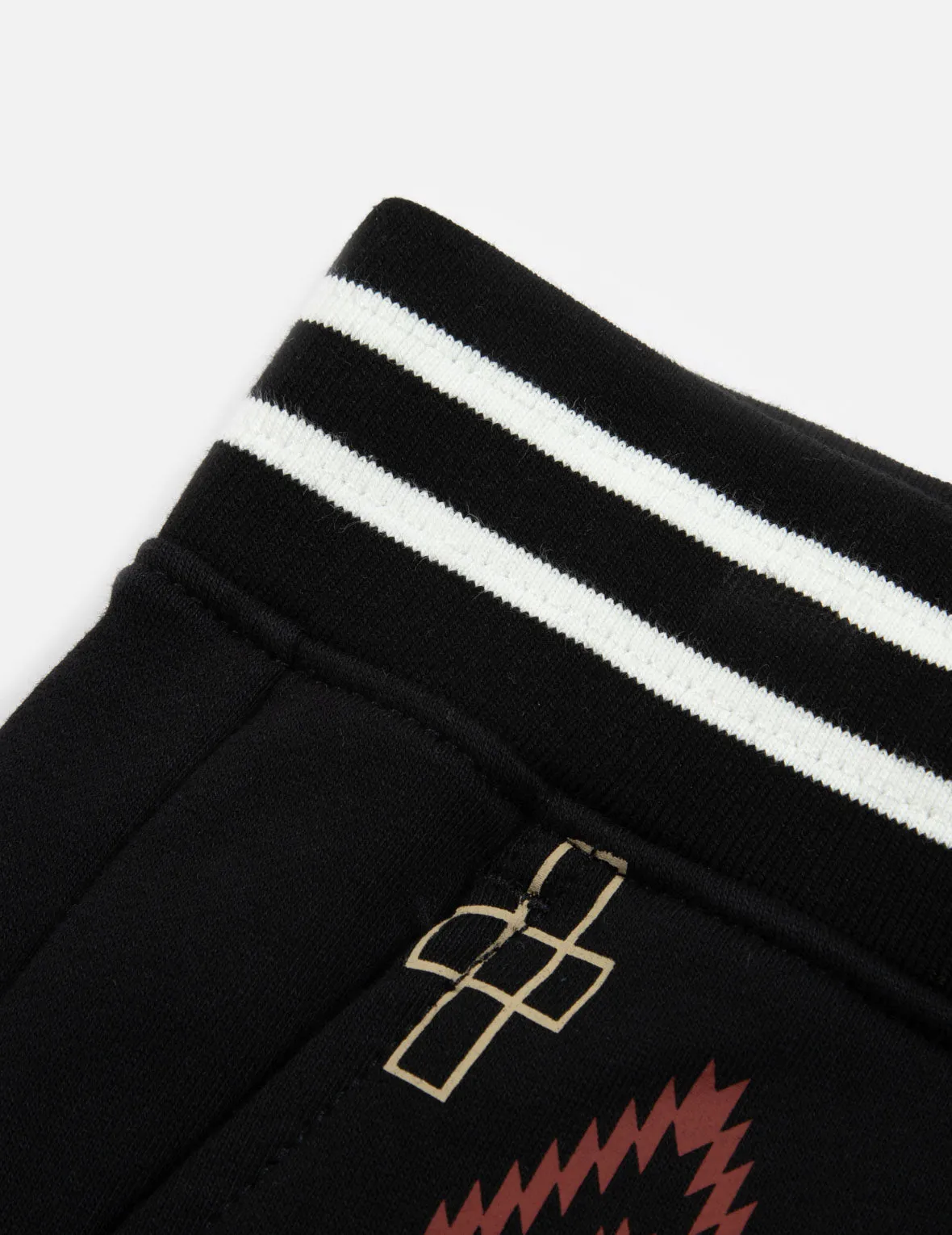 Allover Nomadic-pattern Print Sweat Shorts