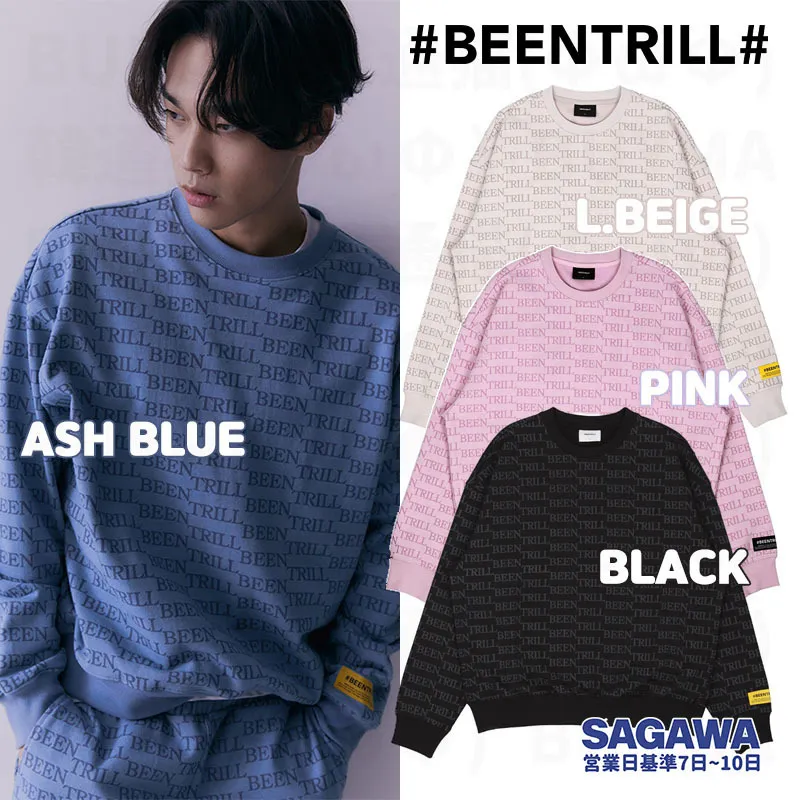 BEEN TRILL  |Unisex Street Style Cotton Logo Hoodies & Sweatshirts