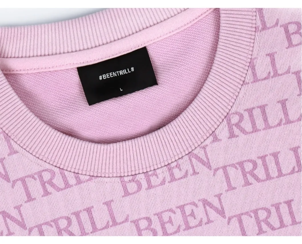 BEEN TRILL  |Unisex Street Style Cotton Logo Hoodies & Sweatshirts