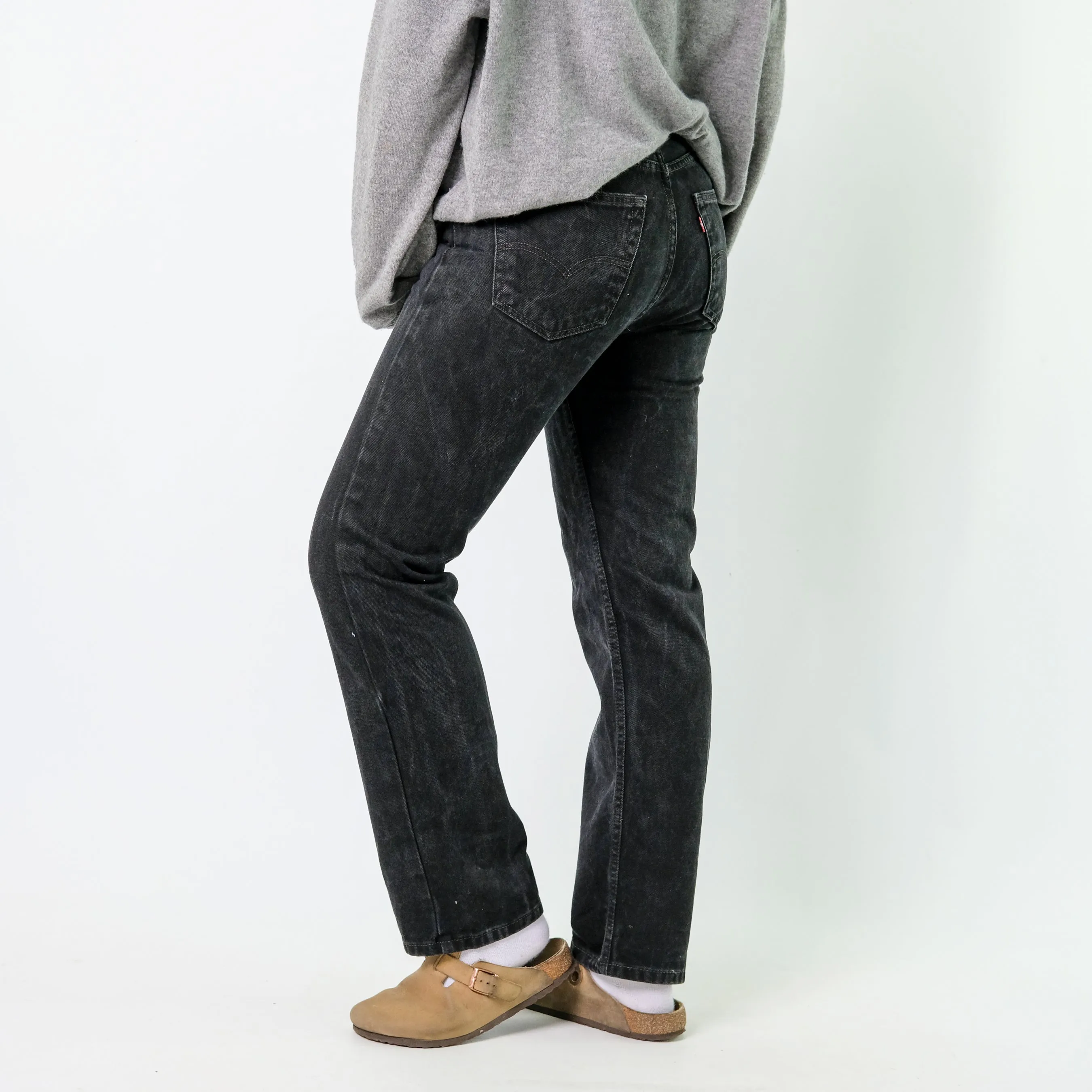 Black y2ks Levi's 505 Denim Jeans Baggy Pants (32x32)