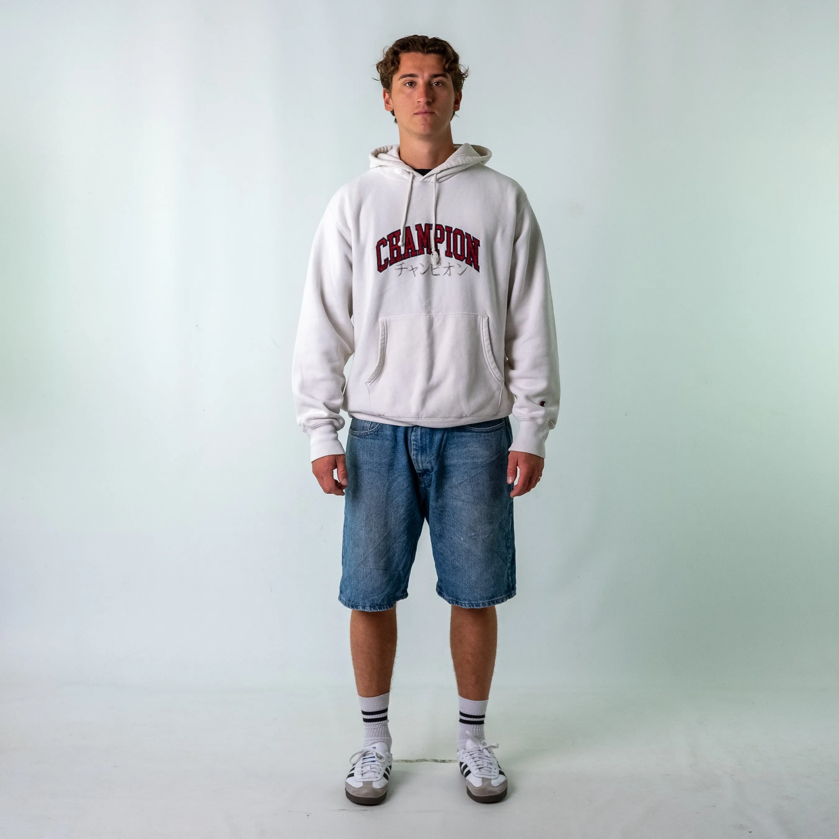 Blue 90s Wrangler Denim Jorts Shorts (40)