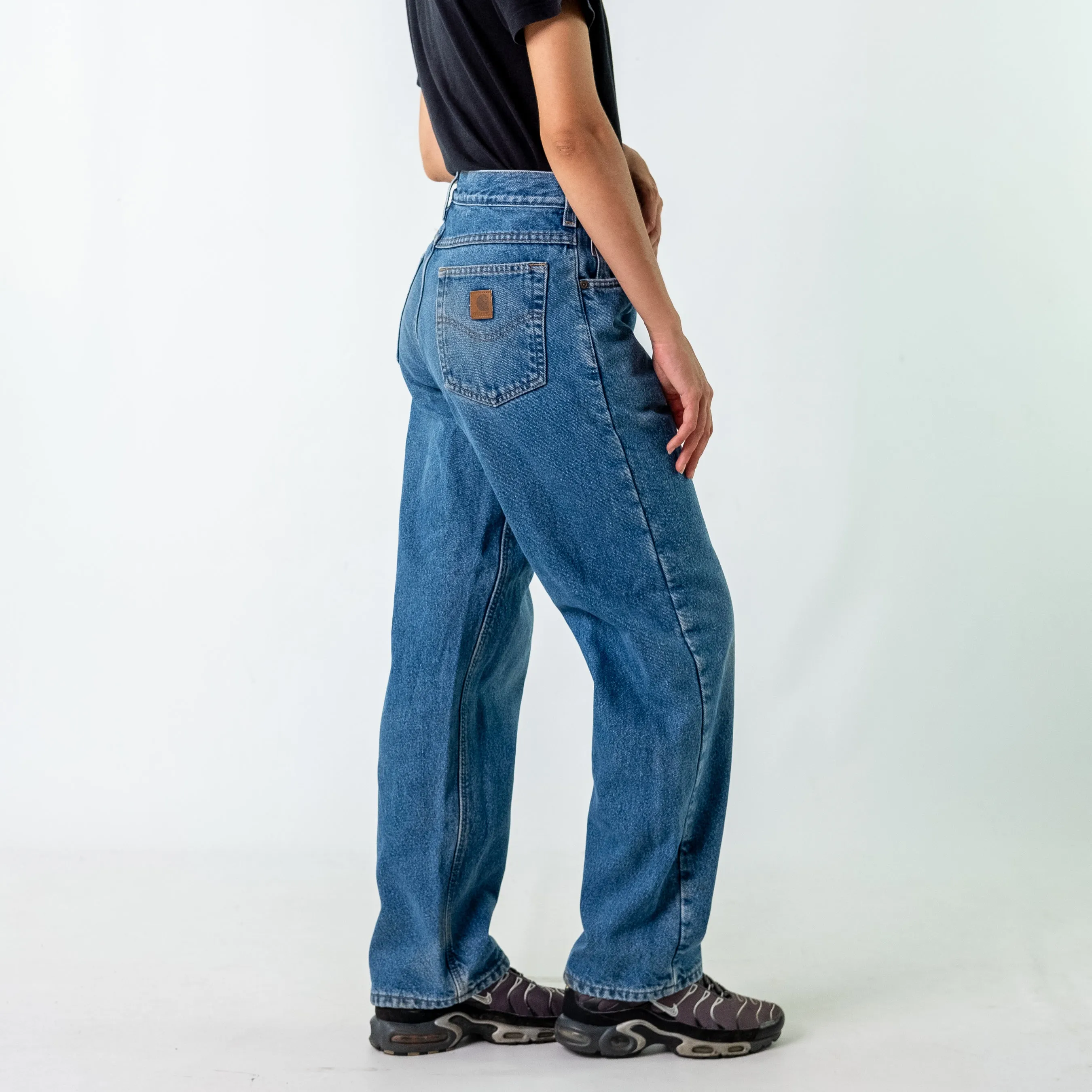 Blue y2ks Carhartt Denim Carpenter Jeans Baggy Pants (30x32)