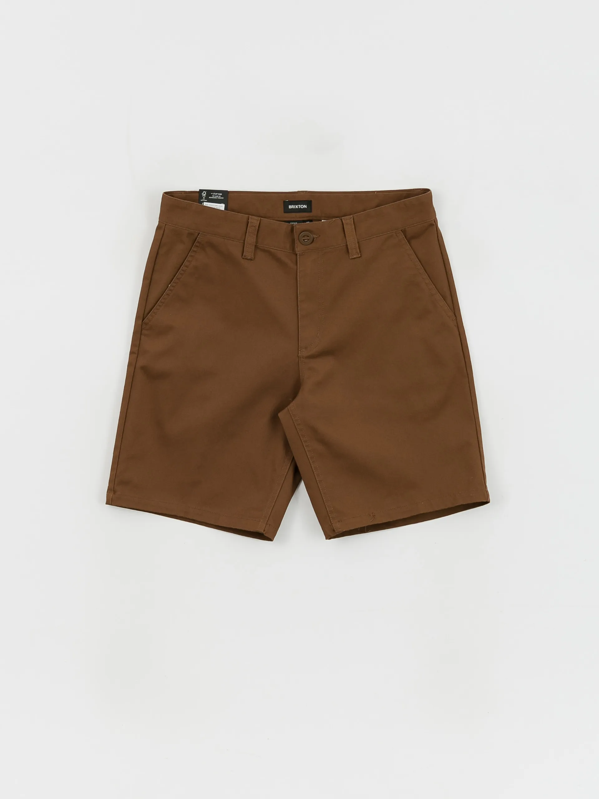 Brixton Choice Chino Shorts (dark earth)