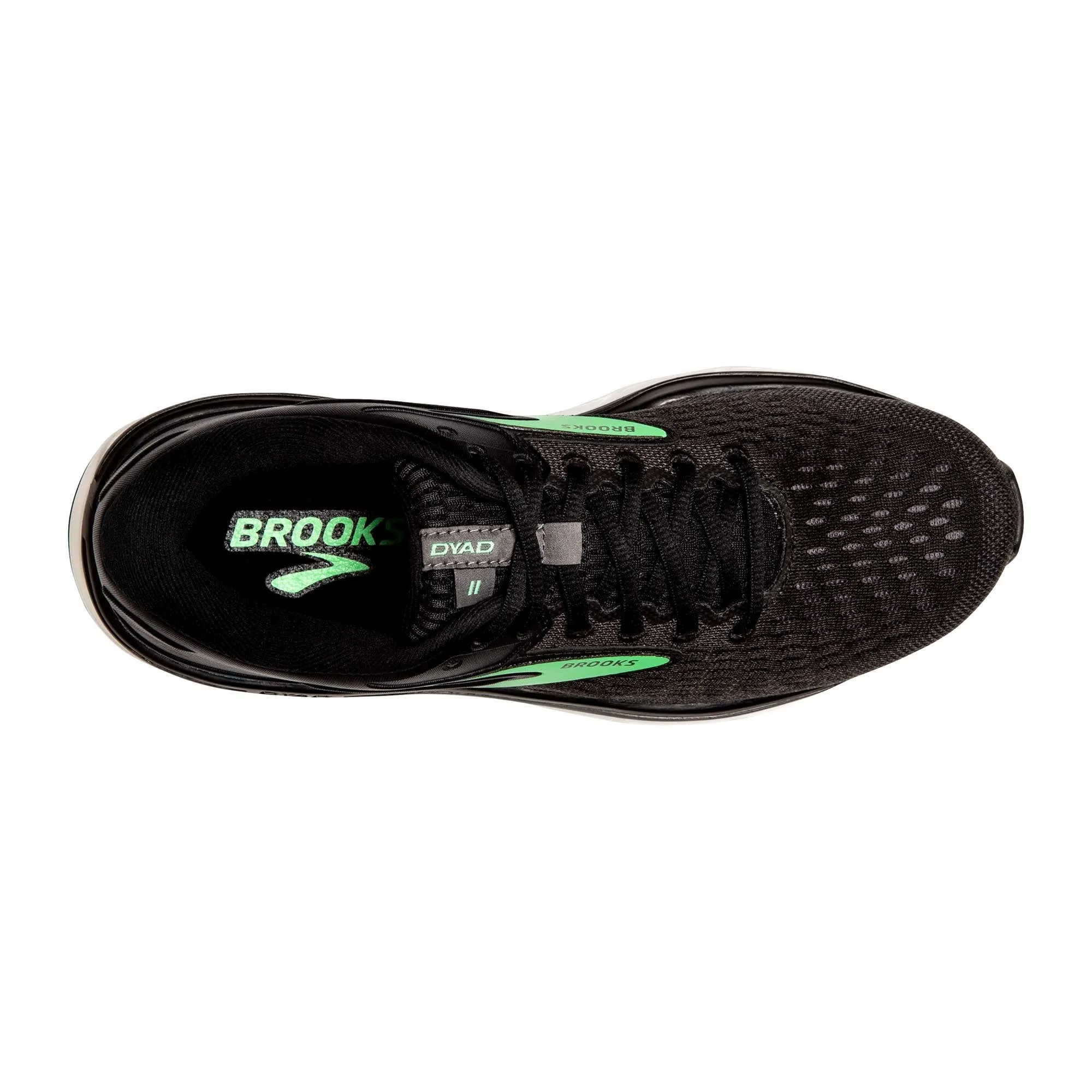 Brooks  Dyad 11 Wide D Womens Running Shoes Black/Ebony/Green