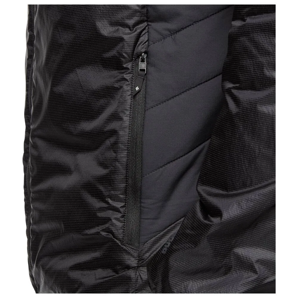 Down jackets Black Diamond ---M Vision Hybrid Hoody Black