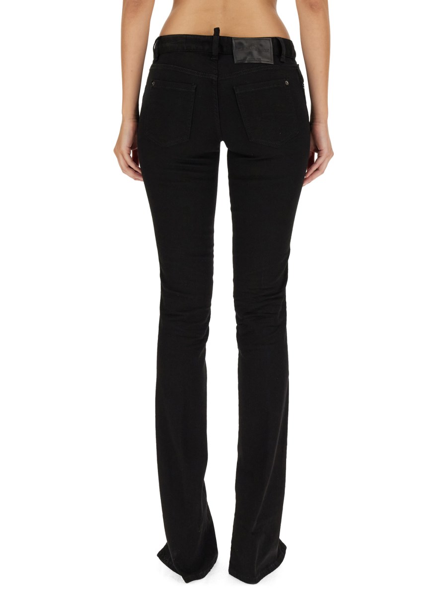 DSQUARED      JEANS ICON TRUMPET IN DENIM DI COTONE 