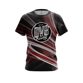 DV8 Red Motion Swirl CoolWick Bowling Jersey