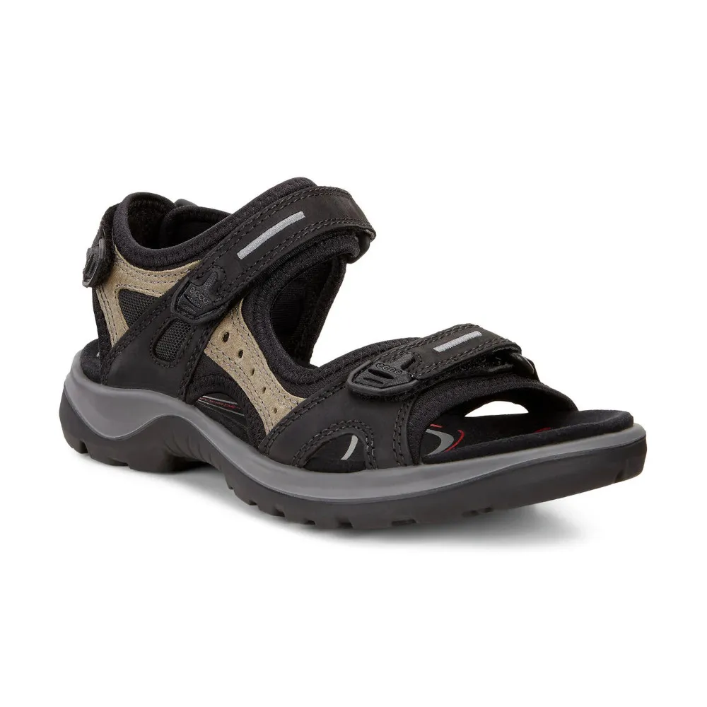 Ecco Yucatan Black/Mole Women’s Sandals