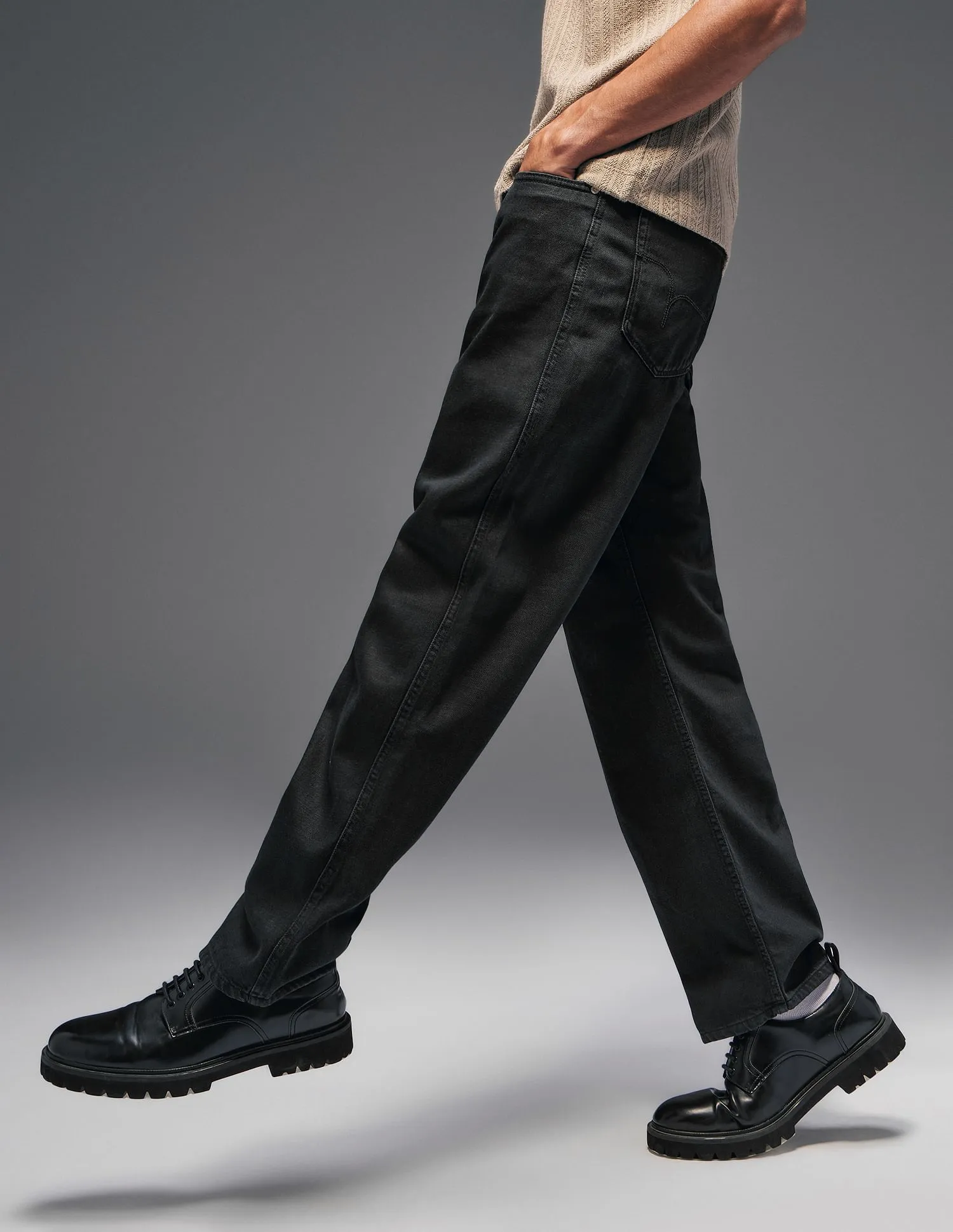 Flying Machine Orry X Mid Rise Cobain Loose Jeans