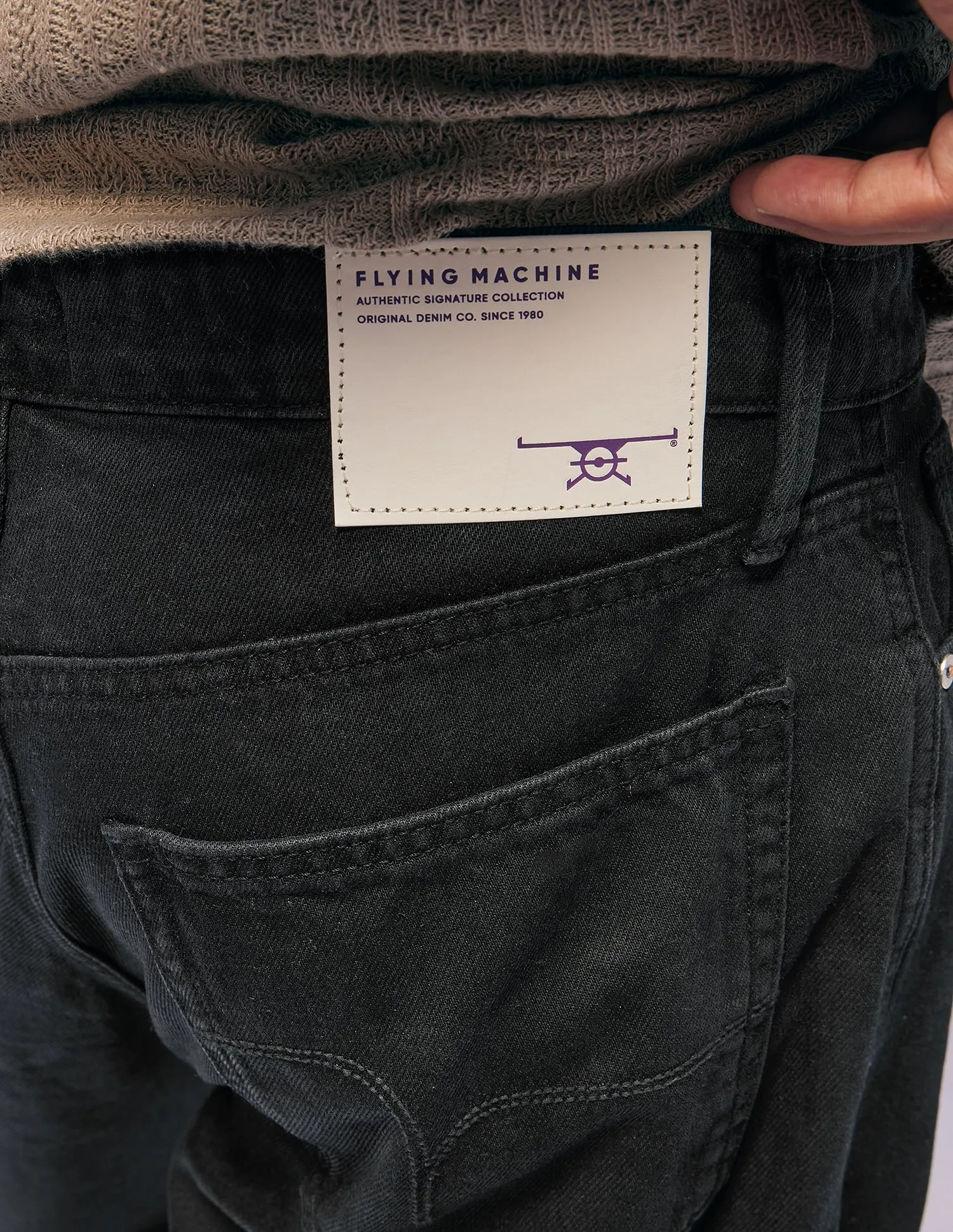 Flying Machine Orry X Mid Rise Cobain Loose Jeans