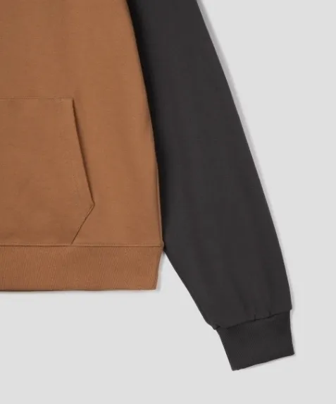 IONSEOUL  |Unisex Street Style Plain Oversized Logo Hoodies