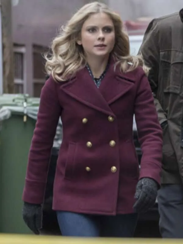iZombie Rose McIver Pea Coat - New American Jackets