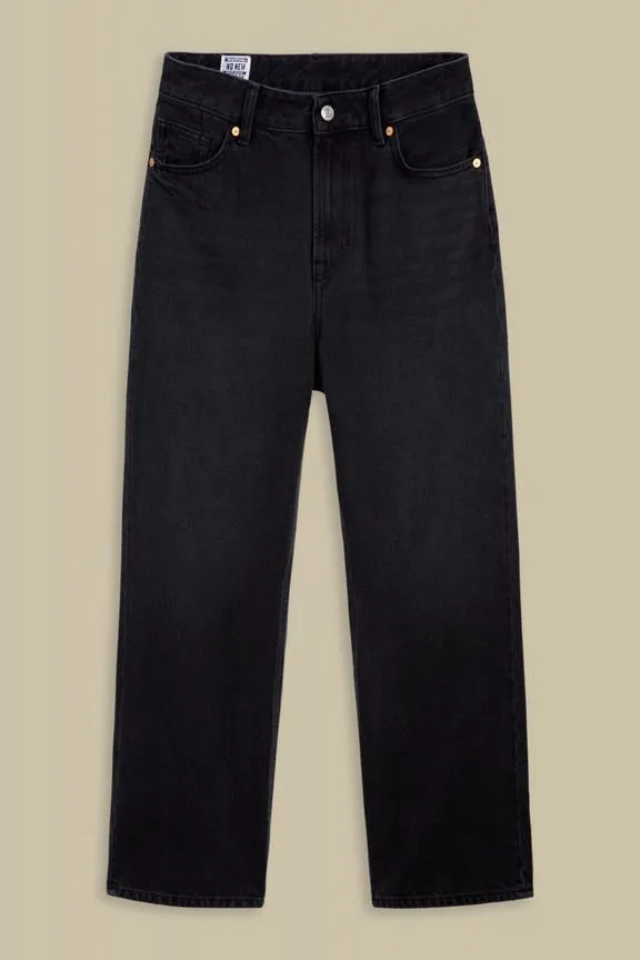 Kings of Indigo Jeans Liora Clean Worn Black