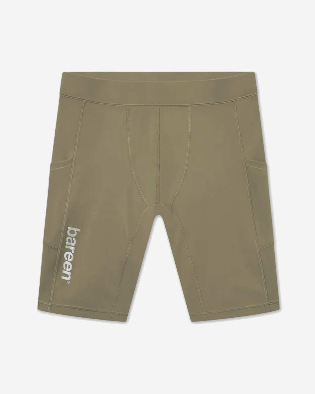 M Brody Compression Shorts - Stone Gray