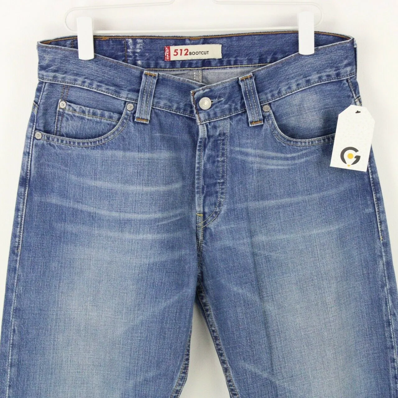 Mens LEVIS 512 Jeans Mid Blue | W33 L36