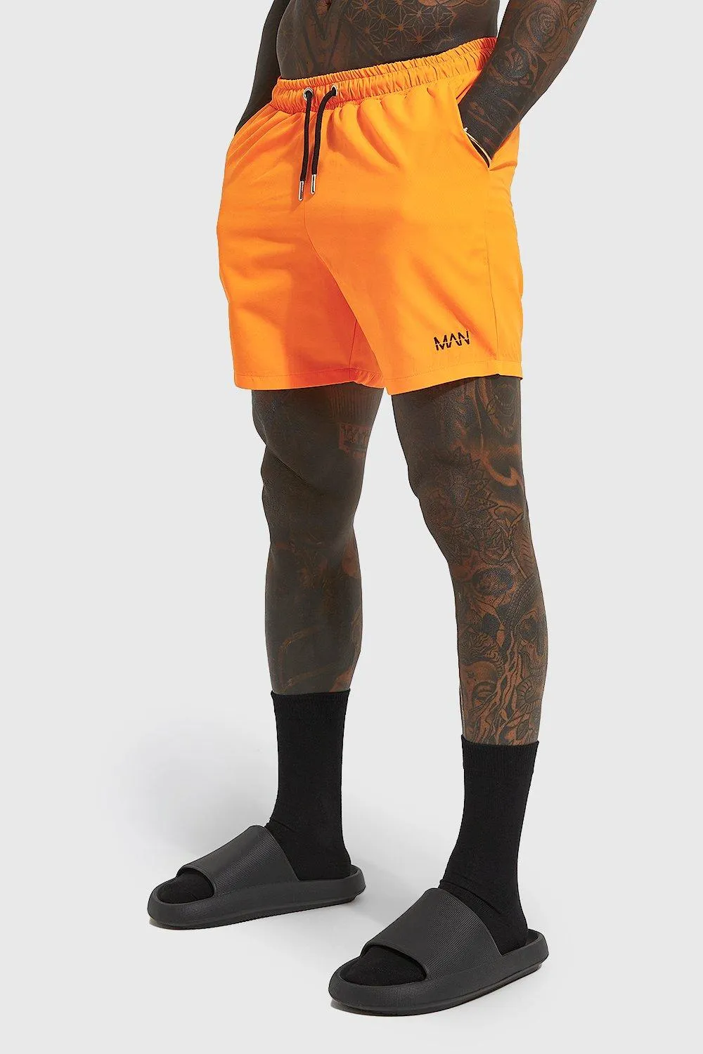 Original Man Mid Length Swim Shorts