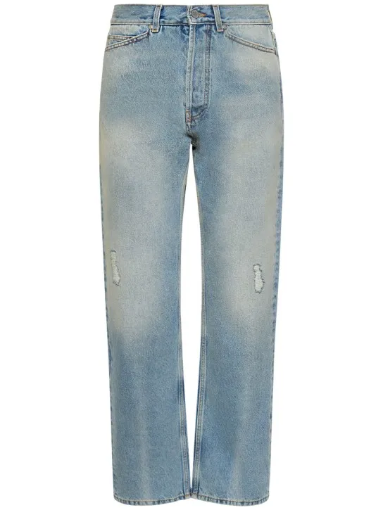 Palm Angels   Monogram loose cotton denim jeans 