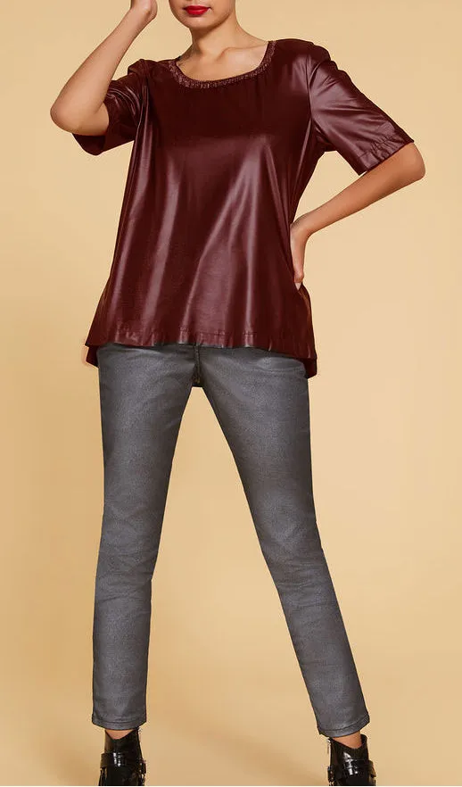 Persona (by Marina Rinaldi) VERDE JERSEY T-SHIRT