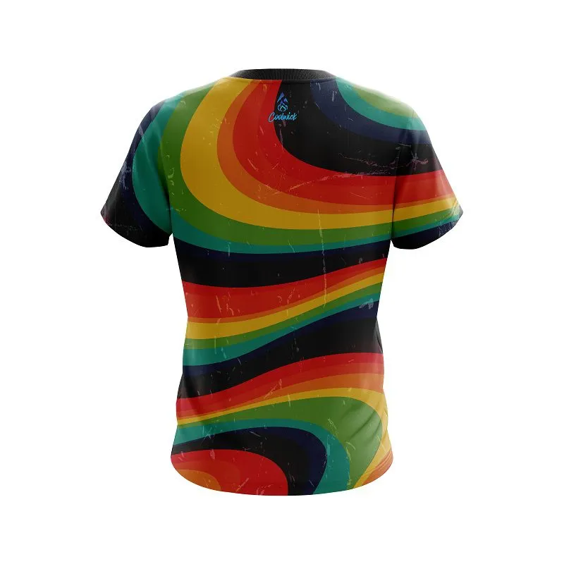 Plain Retro Grunge CoolWick Bowling Jersey