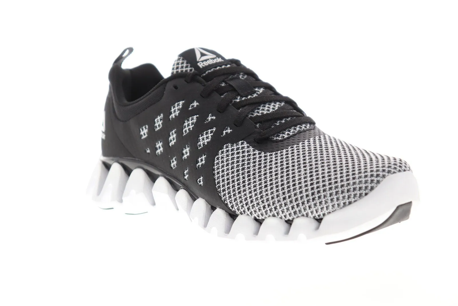 Reebok Zig Pulse 3.0 DV5130 Mens Black Mesh Lace Up Athletic Running Shoes