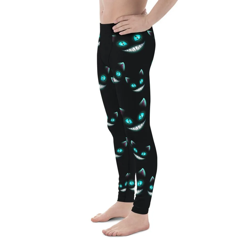 Spooky Halloween Cat Men's Leggings
