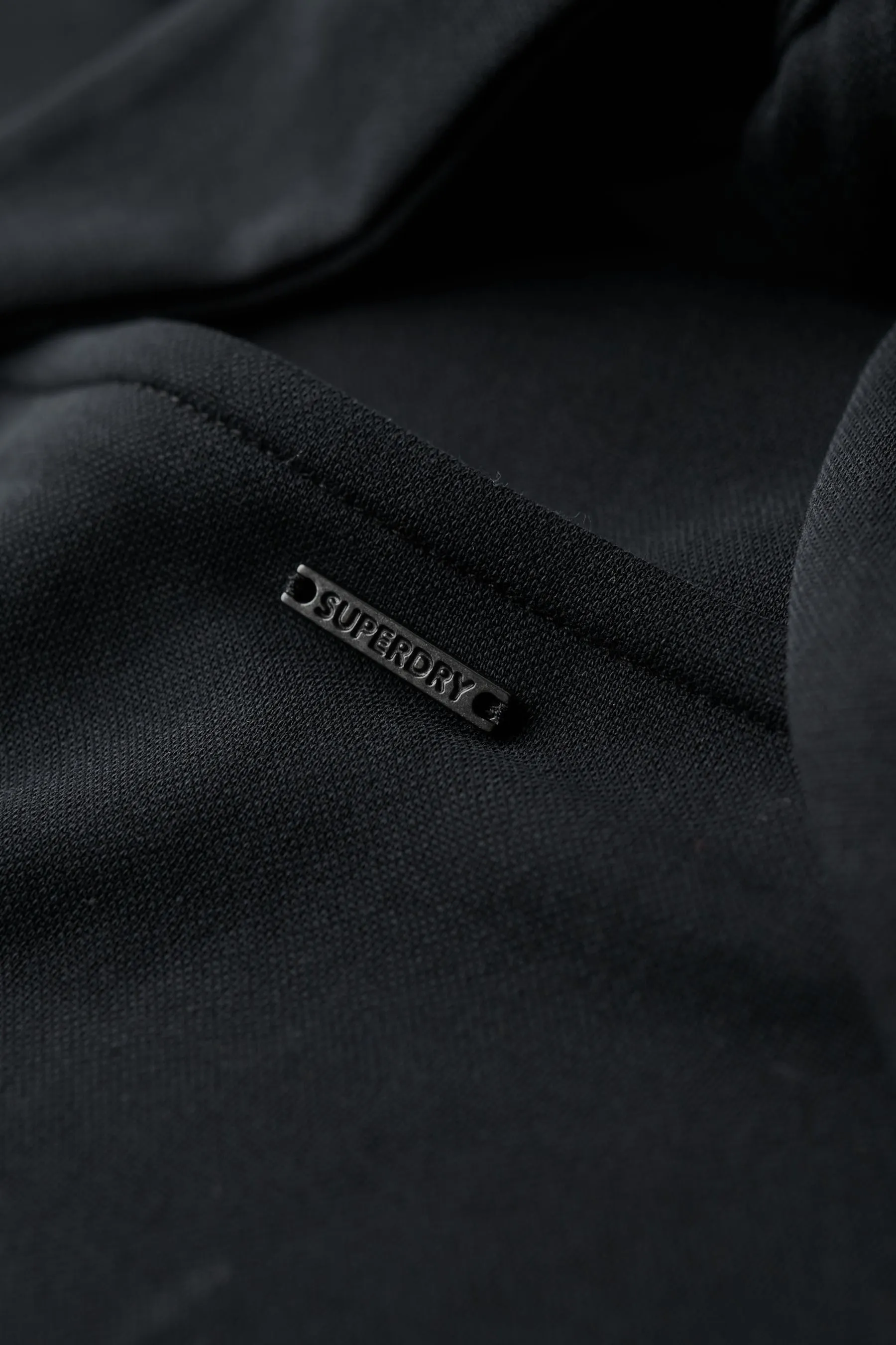 Superdry Black Jersey Open Back Dress
