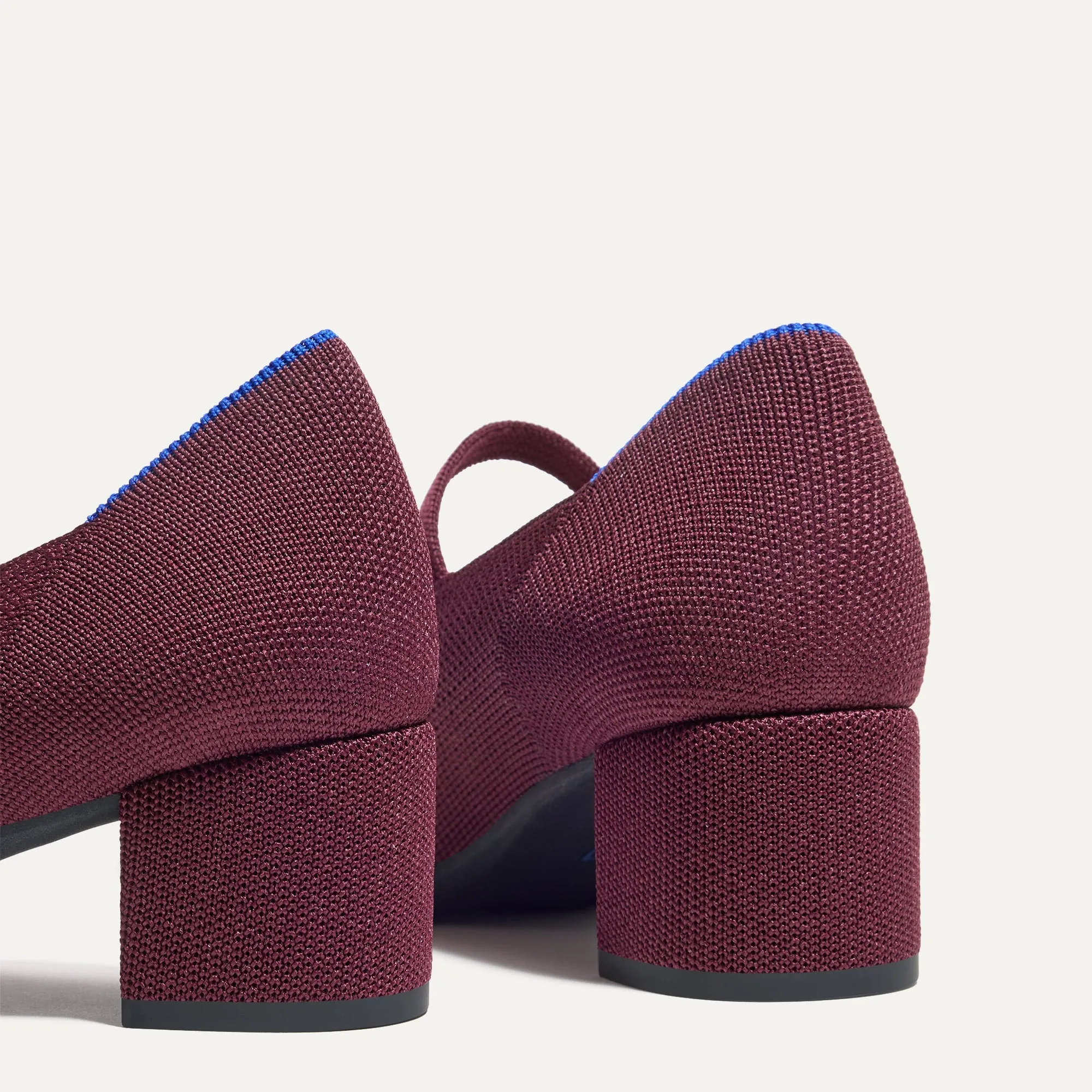 The Mary Jane Heel in Wine Red