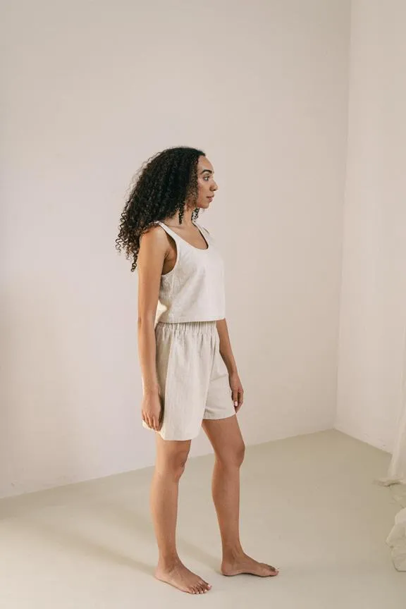 The View Yoga Shorts Teya Beige