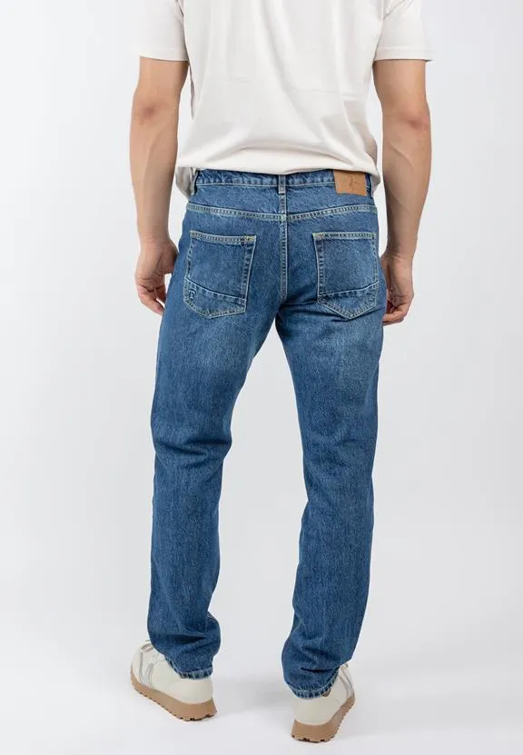 TORLAND Straight Jeans Samuel Mid Indigo Blue