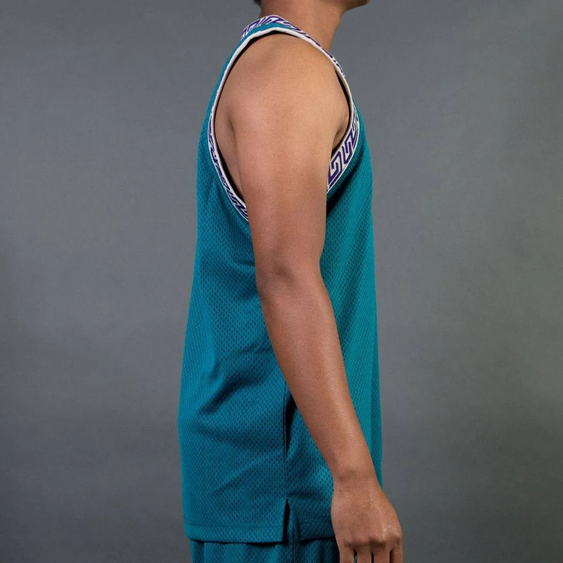 Undefeated Men Authentic Basketball Jersey (teal / green)
