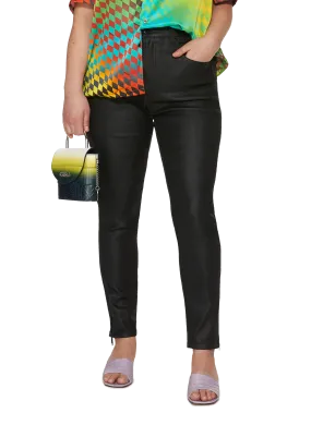 Universal standard  Meuse High Rise 27 Coated Cotton Jeans - Black