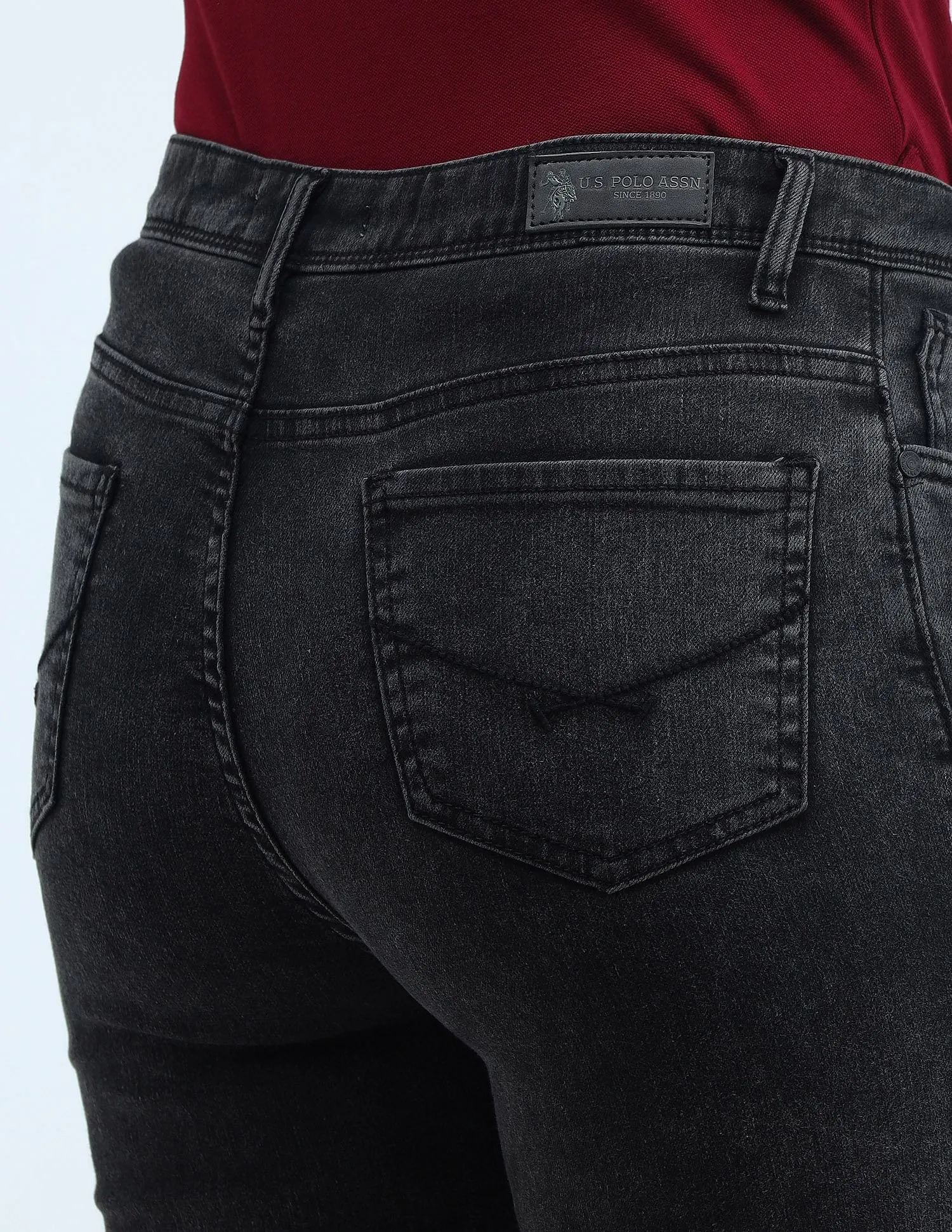U.S. Polo Assn. Women High Rise Flared Fit Jeans