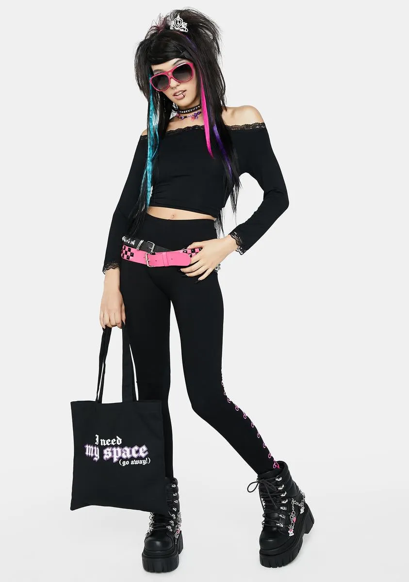 Who's Your Crush Graphic Leggings-